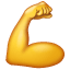 Emoji Muscles U+1F4AA Emoji Muscles U+1F4AA