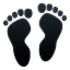 Emoji Pieds U+1F463 Emoji Pieds U+1F463