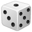 Emoji Dé U+1F3B2 Emoji Dé U+1F3B2