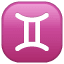 Emoji Signe Zodiacal Gémeaux U+264A Emoji Signe Zodiacal Gémeaux U+264A
