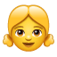 Emoji Fillette U+1F467 Emoji Fillette U+1F467