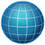 Globe avec Méridiens U+1F310 Globe avec Méridiens U+1F310