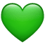 Cœur Vert Whatsapp U+1F49A Cœur Vert Whatsapp U+1F49A