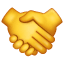 Emoji Poignée de main U+1F91D Emoji Poignée de main U+1F91D