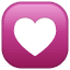 Cœur dans un Cadre U+1F49F Cœur dans un Cadre U+1F49F