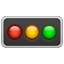Feu tricolore horizontal U+1F6A5 Feu tricolore horizontal U+1F6A5
