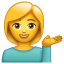Smiley de Femme qui Lève la Main U+1F481 Smiley de Femme qui Lève la Main U+1F481