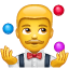 Emoji Jongleur U+1F939 Emoji Jongleur U+1F939