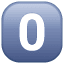 Symbole touche zéro U+30 Symbole touche zéro U+30