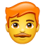 Homme Roux U+1F468 U+1F9B0 Homme Roux U+1F468 U+1F9B0