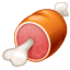Emoji viande os U+1F356 Emoji viande os U+1F356