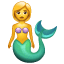 Emoji Sirène U+1F9DC Emoji Sirène U+1F9DC