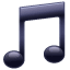 Symbole note U+1F3B5 Symbole note U+1F3B5