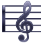 Clé et notes U+1F3BC Clé et notes U+1F3BC