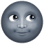 Smiley Lune Noire U+1F31A Smiley Lune Noire U+1F31A