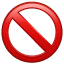 Emoji Interdit U+1F6AB Emoji Interdit U+1F6AB