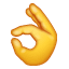 Signe Ok Whatsapp U+1F44C Signe Ok Whatsapp U+1F44C