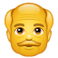 Emoji Homme Âgé U+1F474 Emoji Homme Âgé U+1F474