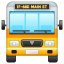 Bus vu de face U+1F68D Bus vu de face U+1F68D