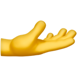 Main avec paume vers le haut U+1FAF4 Main avec paume vers le haut U+1FAF4