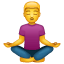 Emoji Yoga U+1F9D8 Emoji Yoga U+1F9D8