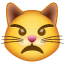 Smiley Chat Boudeur U+1F63E Smiley Chat Boudeur U+1F63E