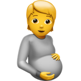 Personne enceinte Emoticône U+1FAC4 Personne enceinte Emoticône U+1FAC4