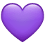 Emoji Cœur Violet U+1F49C Emoji Cœur Violet U+1F49C