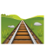 Emoji Voie ferrée U+1F6E4 Emoji Voie ferrée U+1F6E4