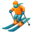 Emoji Skieur U+26F7 Emoji Skieur U+26F7