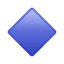 Emoji Losange Bleu U+1F539 Emoji Losange Bleu U+1F539