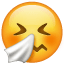 Emoji Visage qui se mouche U+1F927 Emoji Visage qui se mouche U+1F927