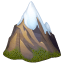 Emoji Montagne enneigée U+1F3D4 Emoji Montagne enneigée U+1F3D4