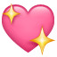 Emoji Cœur Etincelant U+1F496 Emoji Cœur Etincelant U+1F496