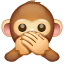 Singe qui se Tient la Bouche U+1F64A Singe qui se Tient la Bouche U+1F64A
