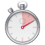 Emoji Chrono arrêté U+23F1 Emoji Chrono arrêté U+23F1