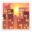 Emoji Coucher de soleil Skyline U+1F307 Emoji Coucher de soleil Skyline U+1F307