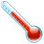 Emoji Thermomètre U+1F321 Emoji Thermomètre U+1F321