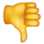Smiley Pouce vers le Bas U+1F44E Smiley Pouce vers le Bas U+1F44E