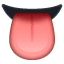 Emoji Langue U+1F445 Emoji Langue U+1F445