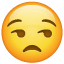 Smiley Mécontent U+1F612 Smiley Mécontent U+1F612