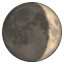 Croissant de lune ascendant U+1F312 Croissant de lune ascendant U+1F312