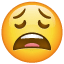 Smiley Apathique U+1F629 Smiley Apathique U+1F629