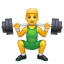 Emoji Bodybuildeur U+1F3CB Emoji Bodybuildeur U+1F3CB