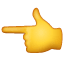 Emoji Index Vers la Gauche U+1F448 Emoji Index Vers la Gauche U+1F448