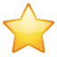 Emoji Etoile de Taille Moyenne U+2B50 Emoji Etoile de Taille Moyenne U+2B50