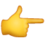 Emoji Index Vers la Droite U+1F449 Emoji Index Vers la Droite U+1F449