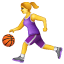 Femme qui dribble U+26F9 Femme qui dribble U+26F9