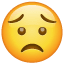 Smiley Inquiet U+1F61F Smiley Inquiet U+1F61F
