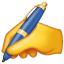 Emoji Main avec Stylo U+270D Emoji Main avec Stylo U+270D